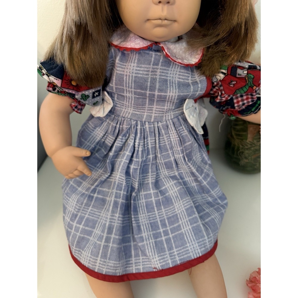 Rare Vintage Geli Doll with Original Outfit Brown Eyes and Hair 18" From Mexico - Picture 12 of 16